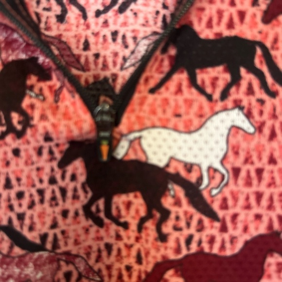 Kerrits Large Kids On Course Quarter Zip Equestrian Light Weight Tech Top - Picture 6 of 9